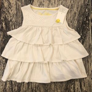 NWT Mini Boden 5-6yr ruffle top